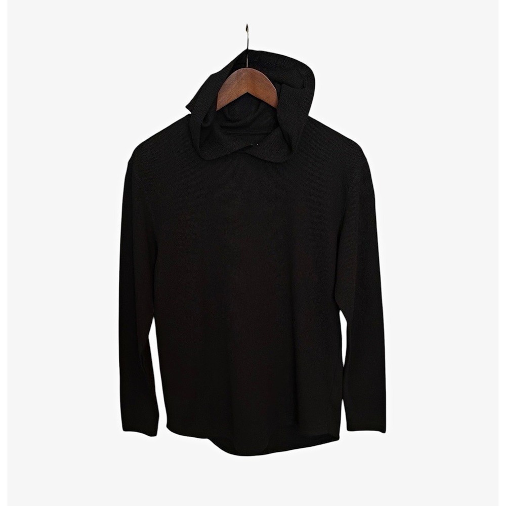 BYLT Premium Basics Hooded Long Sleeve Black Thermal Shirt S Casual Outdoors